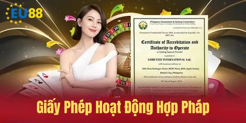 Giấy phép hoạt động hợp pháp